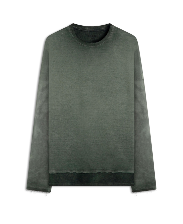 Moletom Washed Arm Musgo