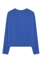 Moletom Washed Easa Fire Azul Bic