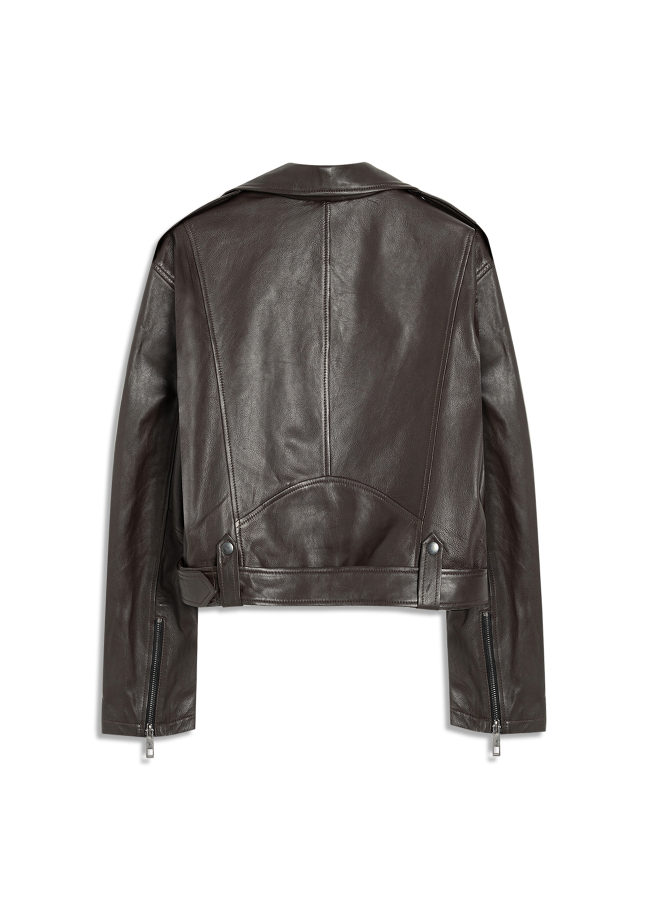 Natural Leather Perfecto Dark Brown