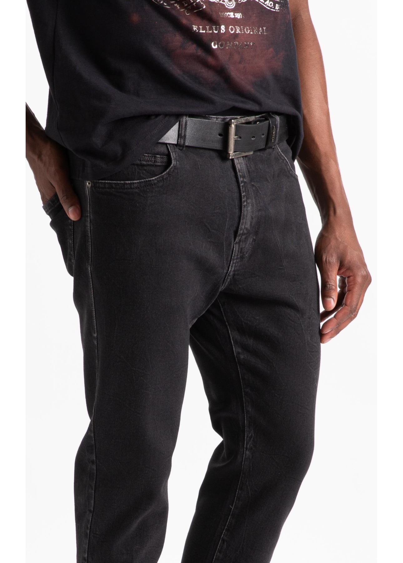 New Black Elastic (Slim) Et Zetex Lav. Black C/ Rede