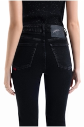 New Black Elastic Slim Pesp Triplo Lav.Black C/Luva