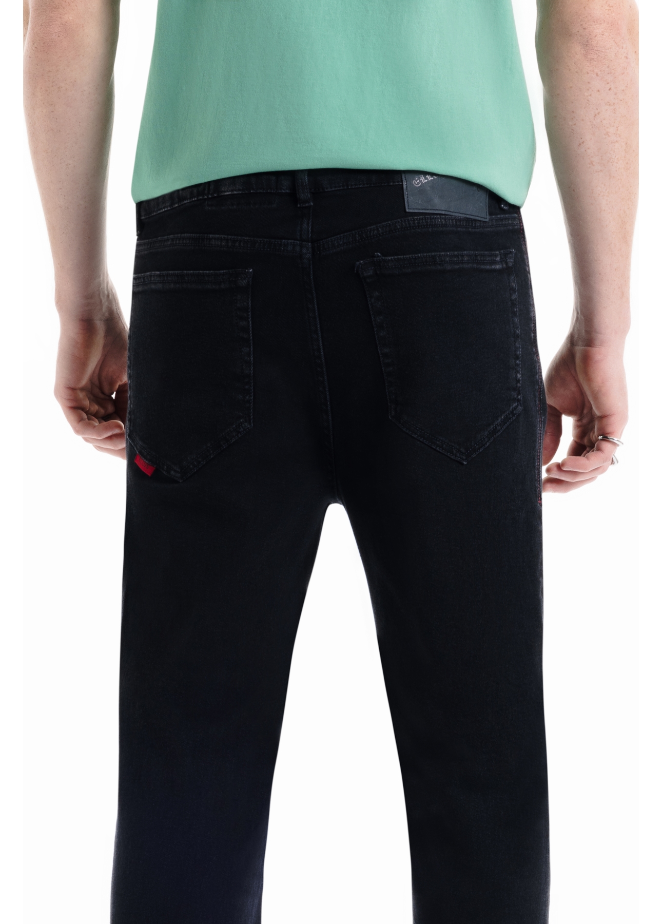 New Black Elastic Slim Pesp Triplo Lav.Black C/ Luva