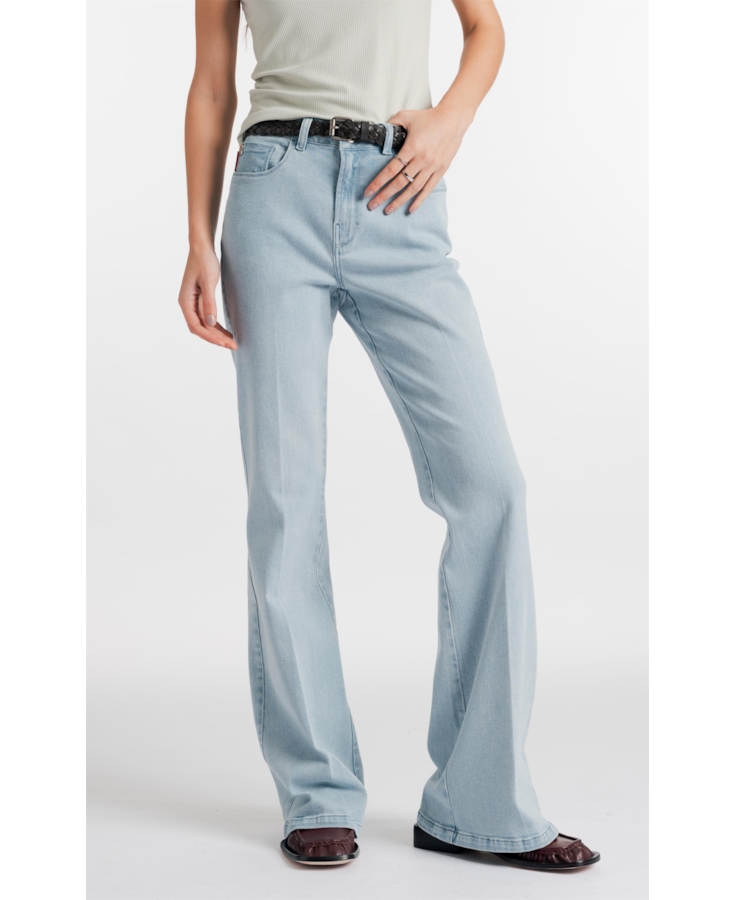 New Blue Stretch (Gisele Flare) 5 Pocket Lav. Claro Total