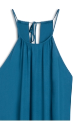 New Fluid Dress Sleeveless Petroleo