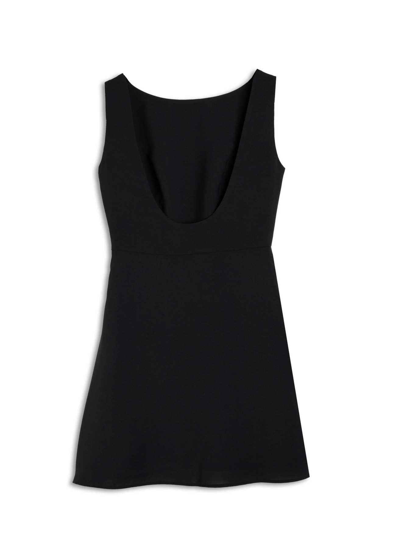 Ny Twill Sleeveless Slit Marinho