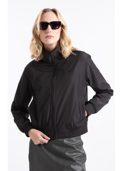 Nylon Padding Bomber Preto