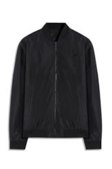 Nylon Padding College Bomber Preto