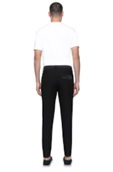 Nylon Rayon Half Jogger Slim Preto