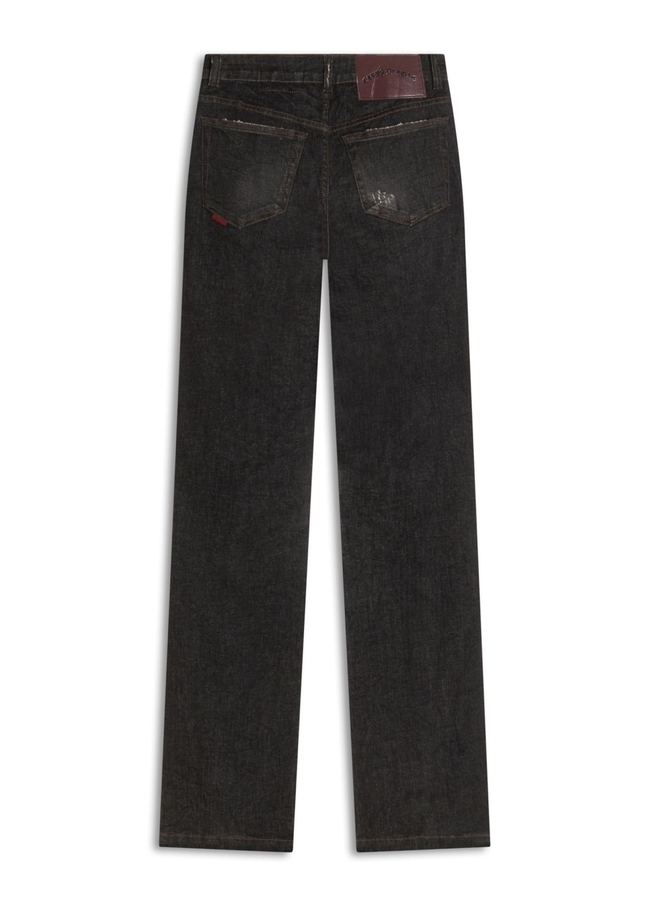 Ocean Elastic (Bootcut) 5 Pockets Lav.Black Com Resina