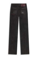 Ocean Elastic (Bootcut) 5 Pockets Lav.Black Com Resina