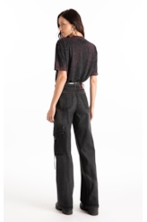 Ocean Elastic (Gisele Patte d Eph) Cargo Lav. Black C/3d e Jato