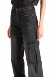 Ocean Elastic (Gisele Patte d Eph) Cargo Lav. Black C/3d e Jato