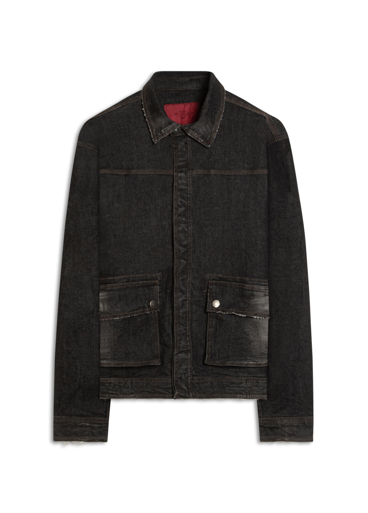 Ocean Elastic (Jaqueta) Cargo Lav.Black Com Resina