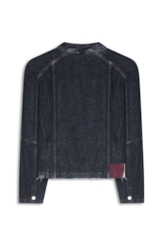 Ocean Elastic (Jaqueta) Zíper Lav.Black Com Resina