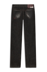 Ocean Elastic (Low Rise Bootcut) Zíper Lav.Black Com Resina