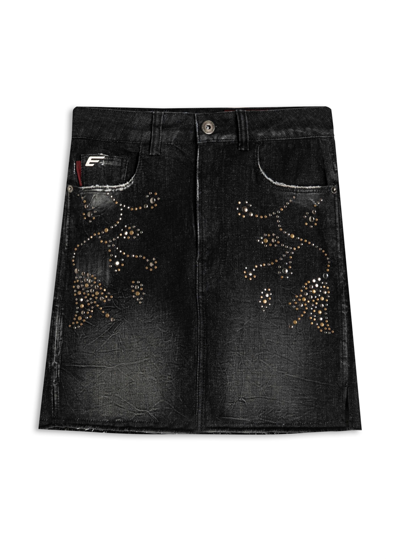 Ocean Elastic Zoe Fixed Petals Lav.Black Com Resina