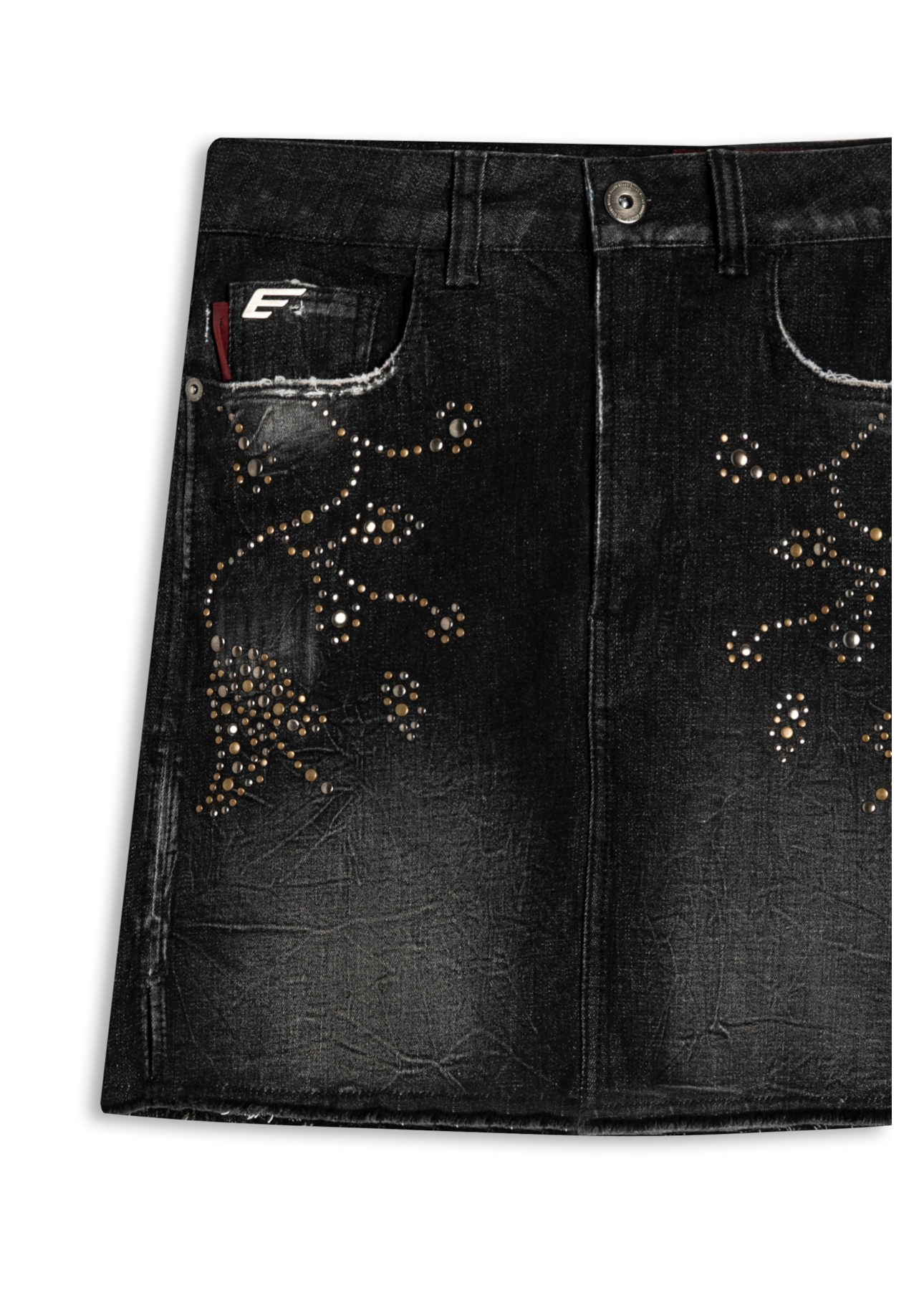 Ocean Elastic Zoe Fixed Petals Lav.Black Com Resina