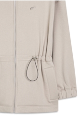 Parka Moletom Velvet Ellus Caqui