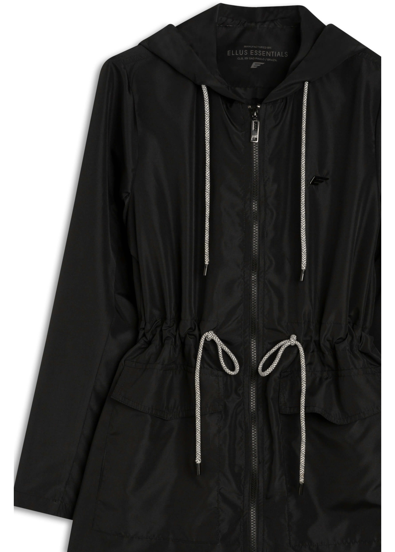Parka Techno Speed Waist Preto