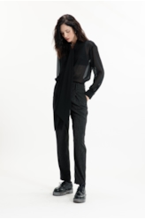 Pin Stripe High Carrot Preto