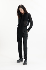 Pin Stripe High Carrot Preto