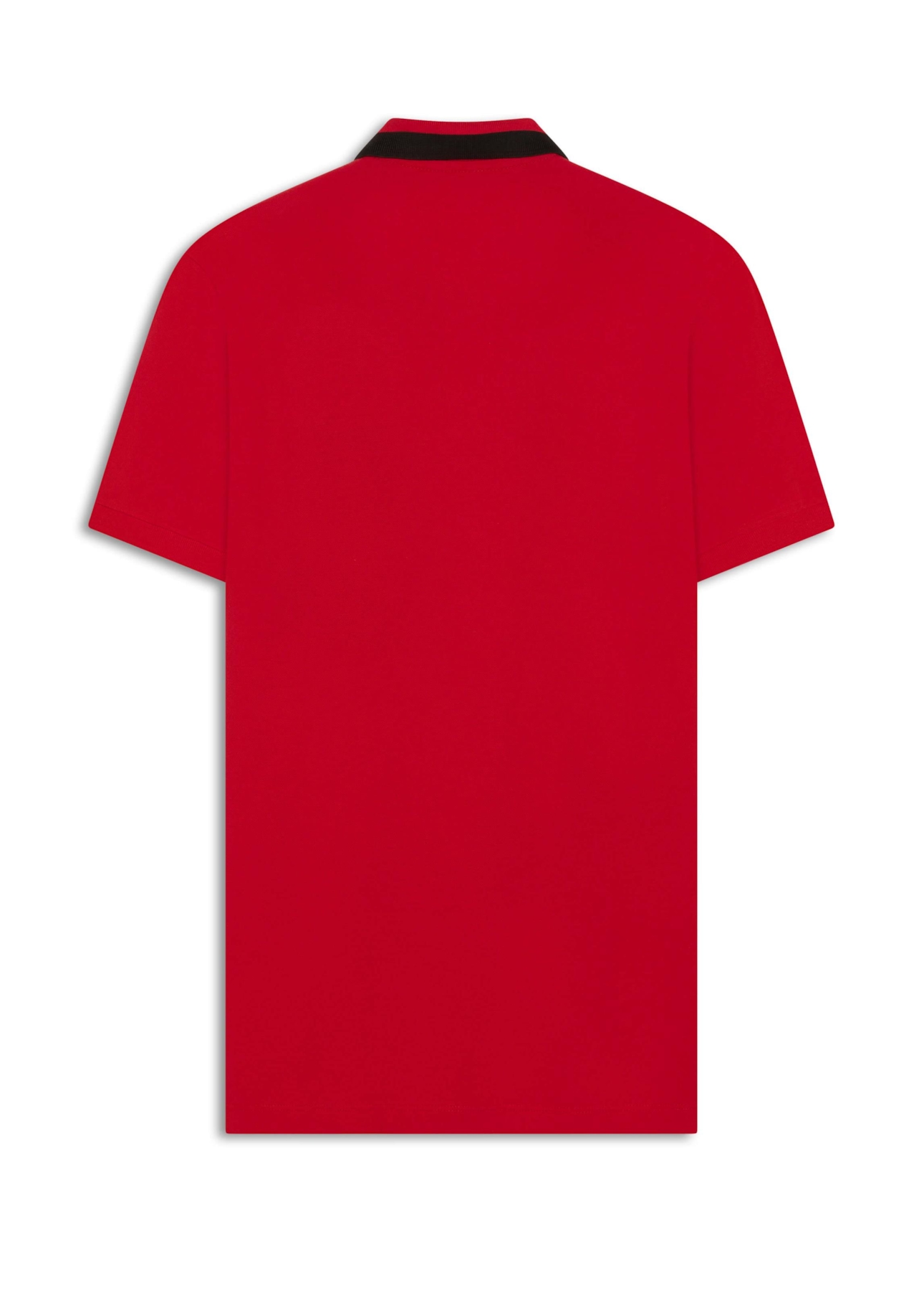 Piquet Classic Bicolor Rib Mc Vermelho