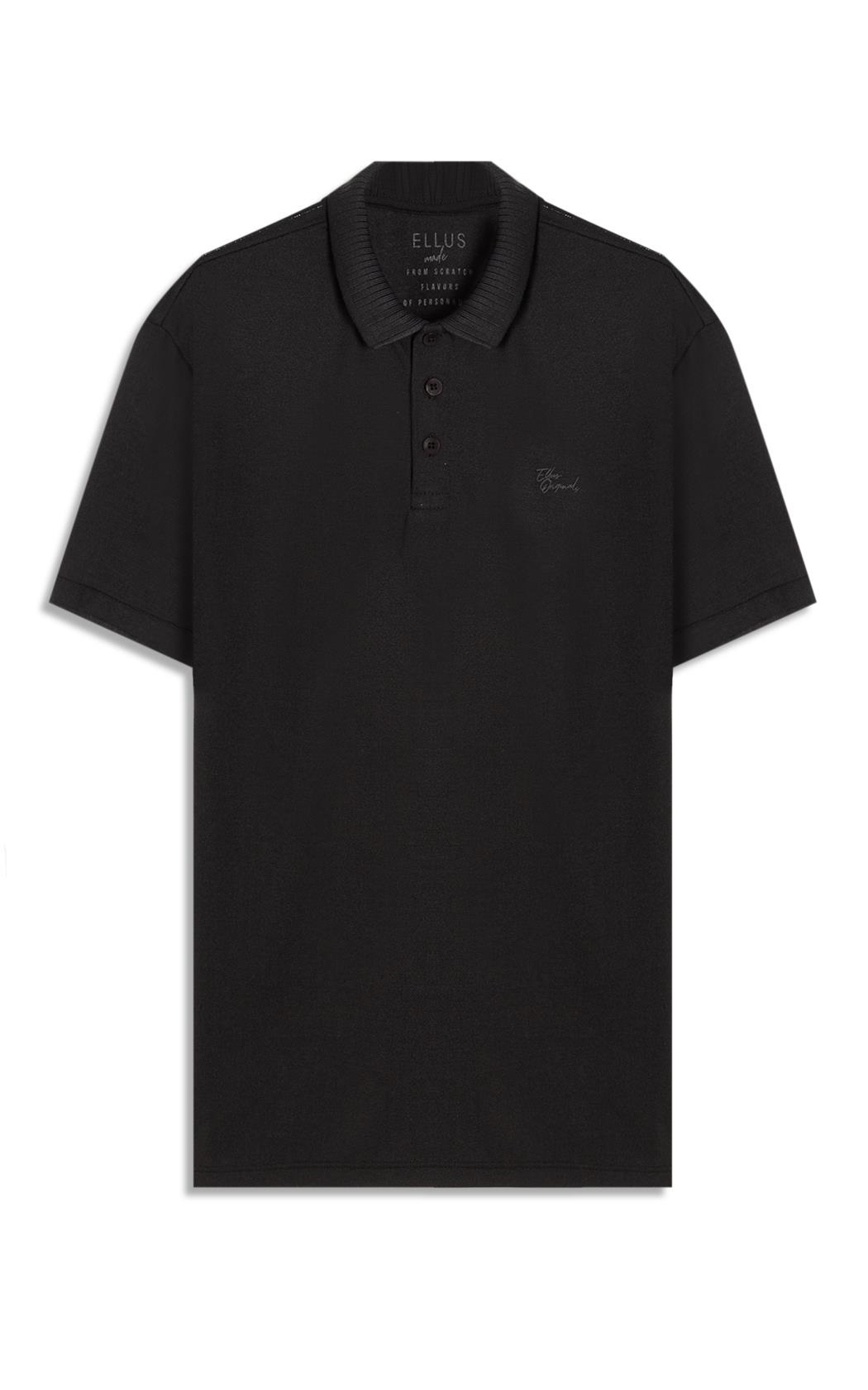 トップス trvo black hole polo Men's 19th Hole Drive Long Sleeve Golf Polo | Black UPF 50+