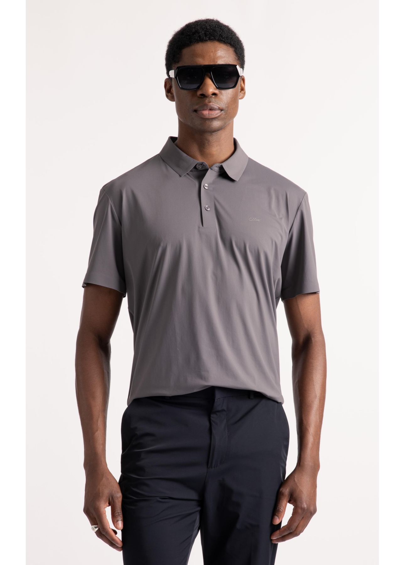 Polo Active Manuscript  Charcoal