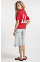 Polo Basic Knit College Vermelho