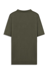 Polo Basic Knit Jersey Verde Militar