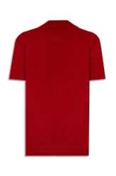 Polo Basic Knit Jersey Vermelho