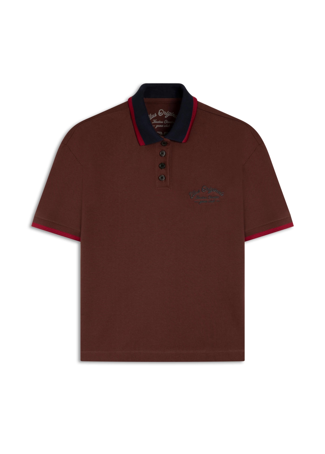 Polo Boxy Ellus Originals Bordeaux