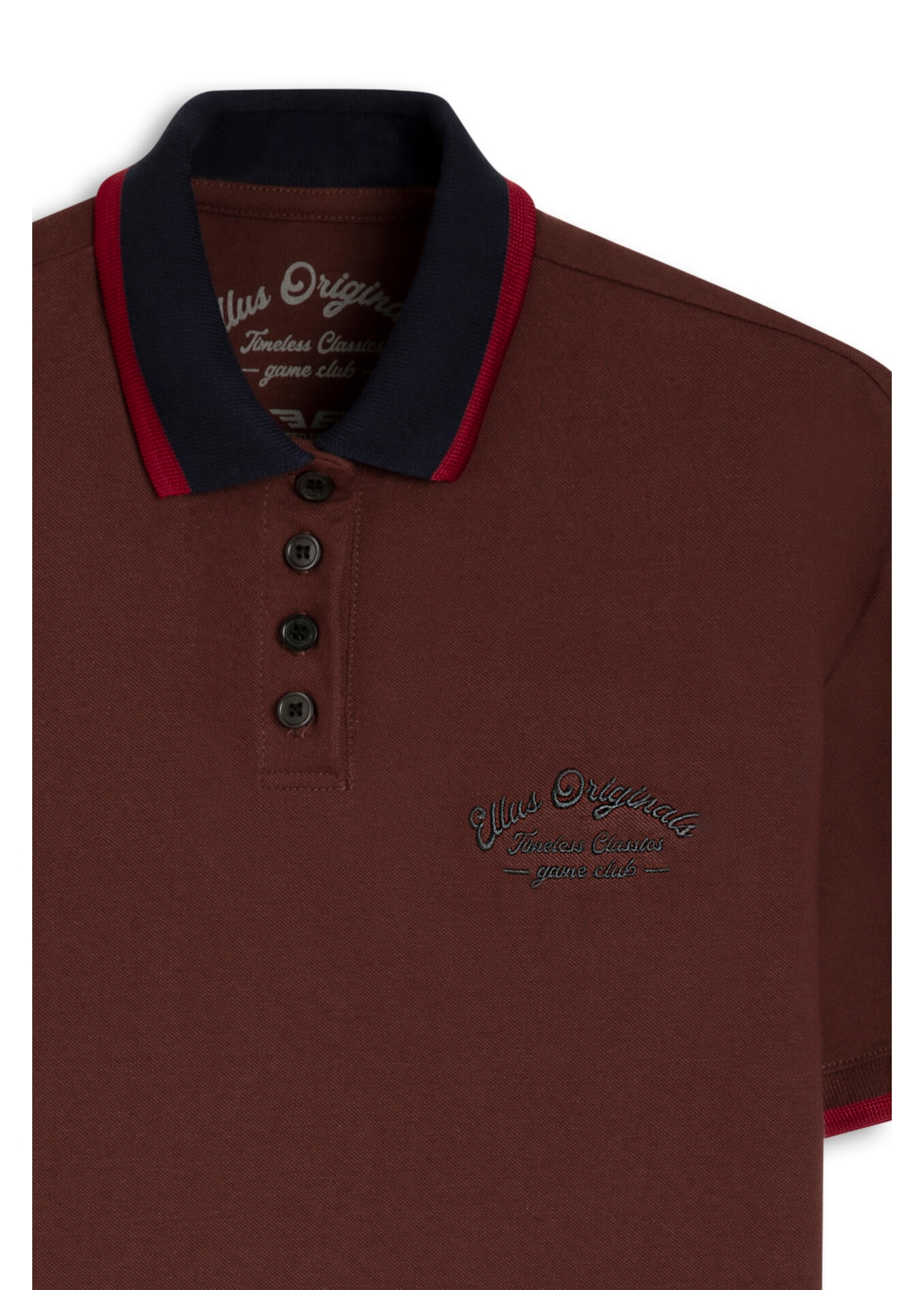 Polo Boxy Ellus Originals Bordeaux