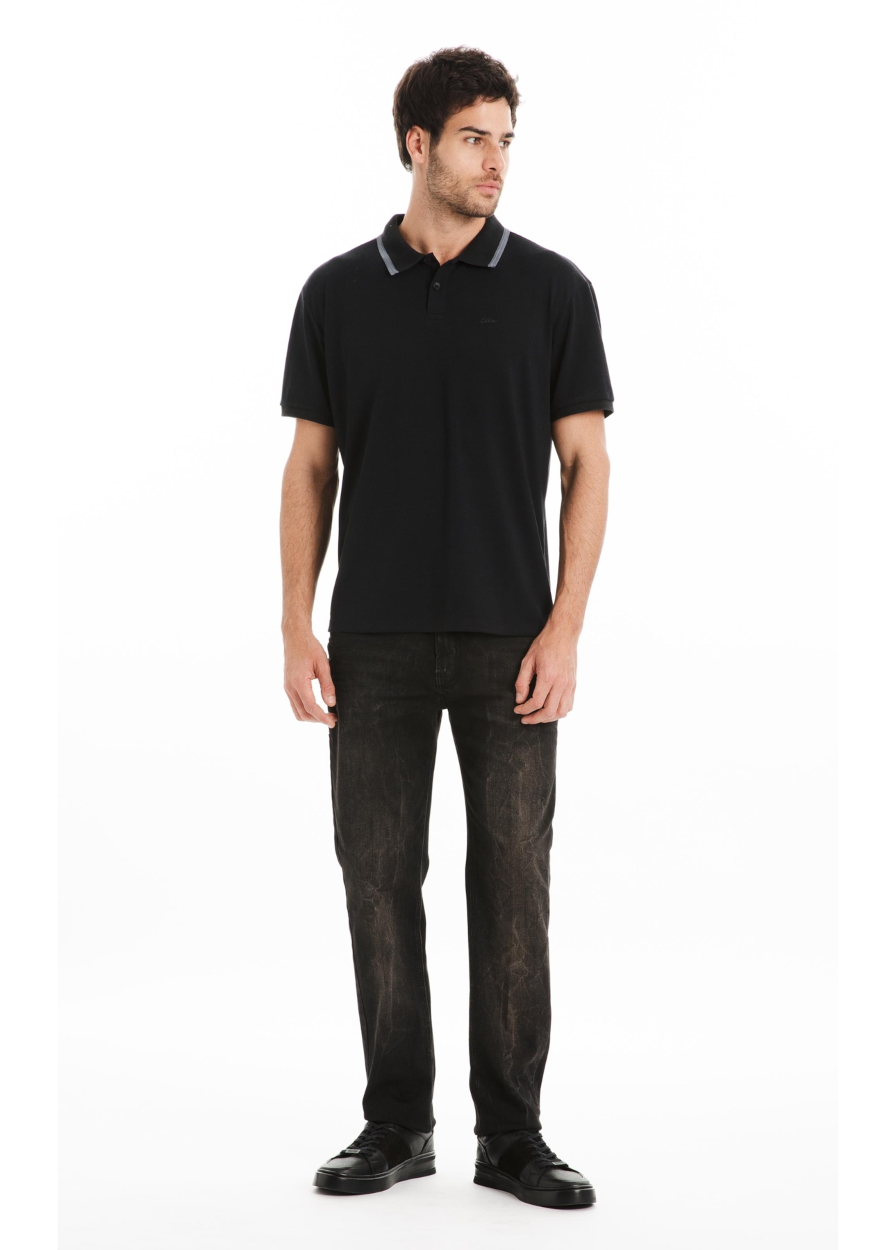 Polo College Classic Preto