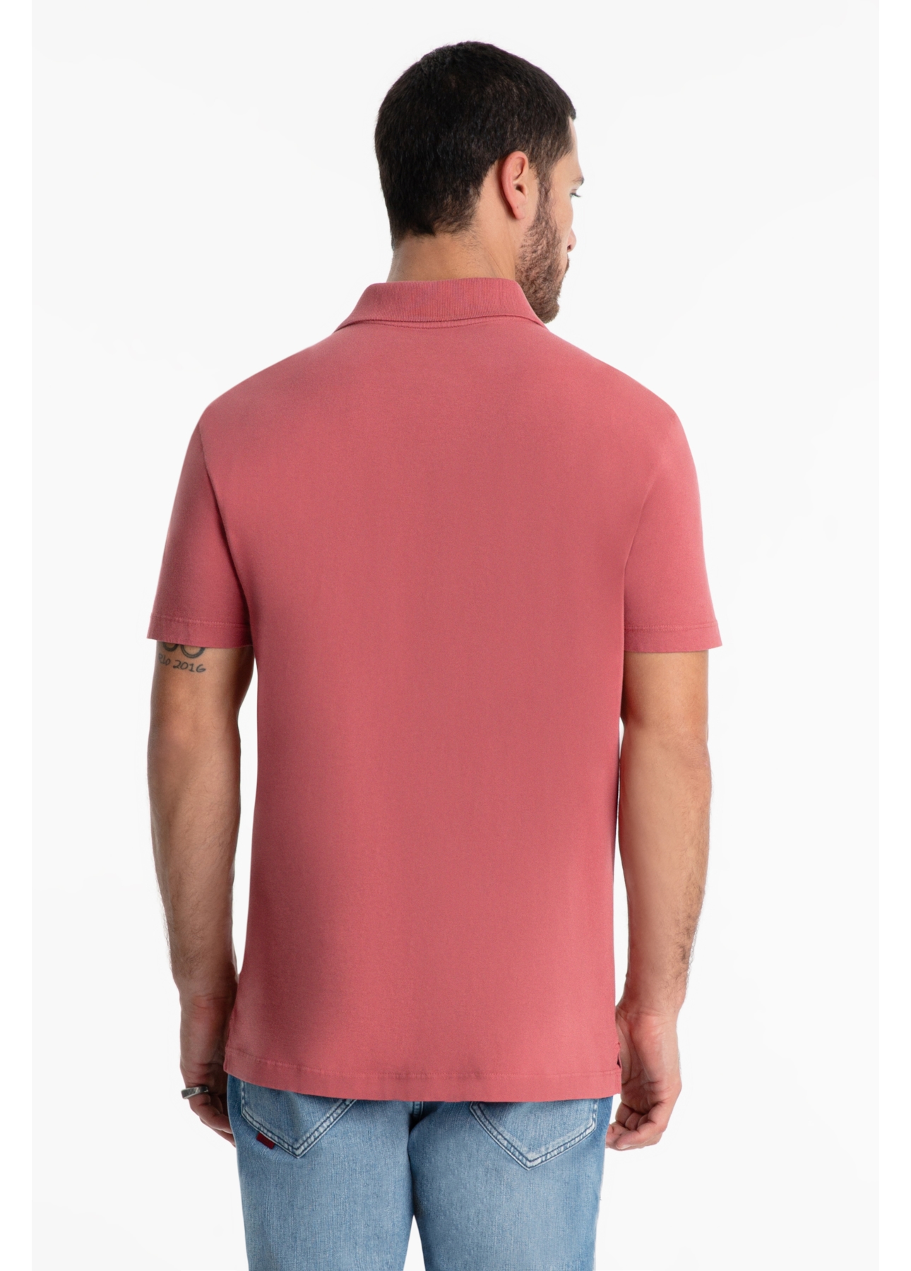 Polo Cotton E-Fine Easa Classic Goiaba