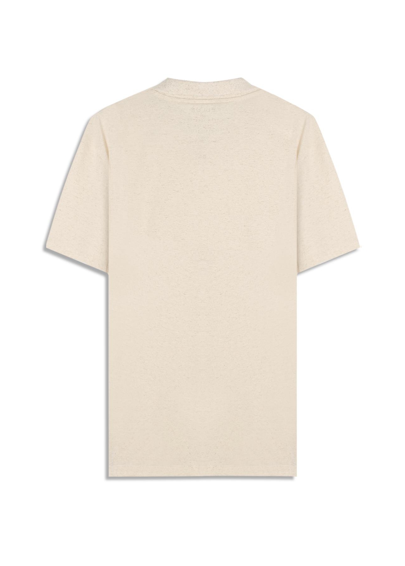 Polo Cotton Fine Easa Ellus Classic Mc Natural