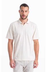 Polo Cotton Fine Easa Ellus Classic Mc Natural