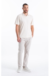 Polo Cotton Fine Easa Ellus Classic Mc Natural