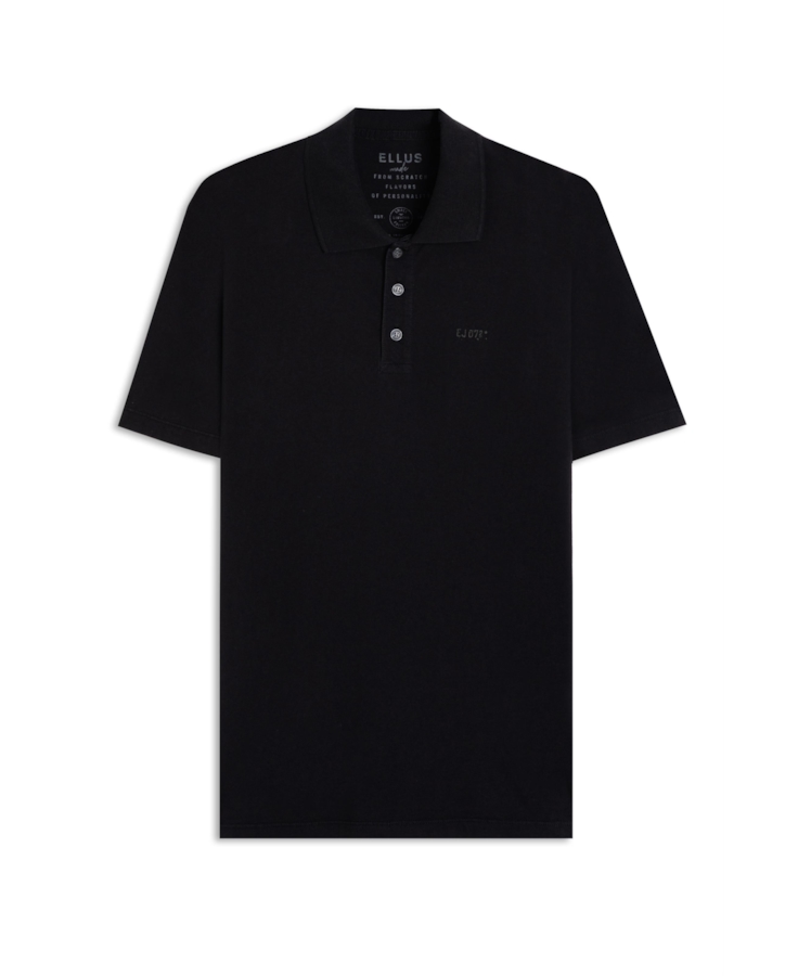Polo Cotton Fine Easa Preto