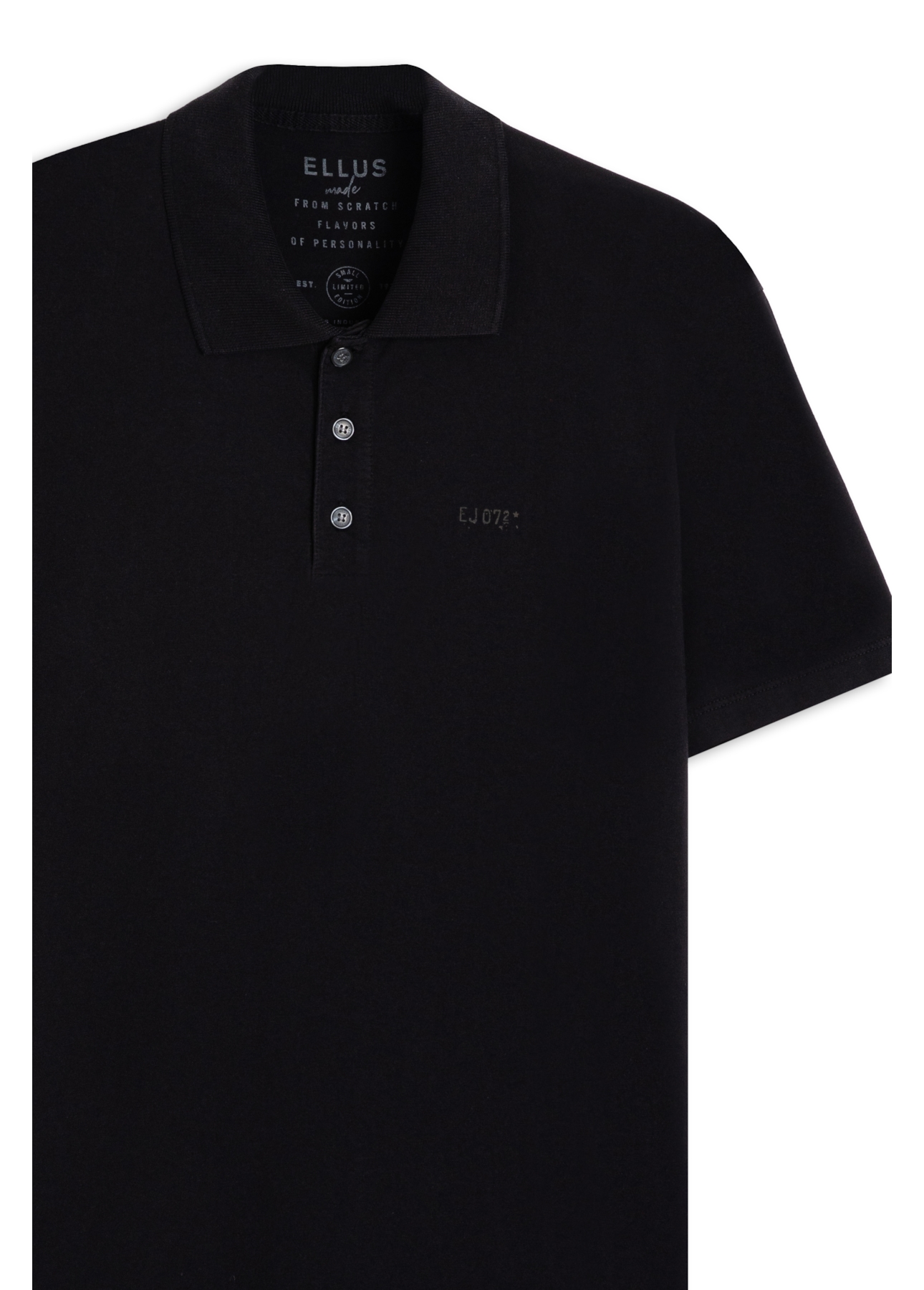 Polo Cotton Fine Easa Preto