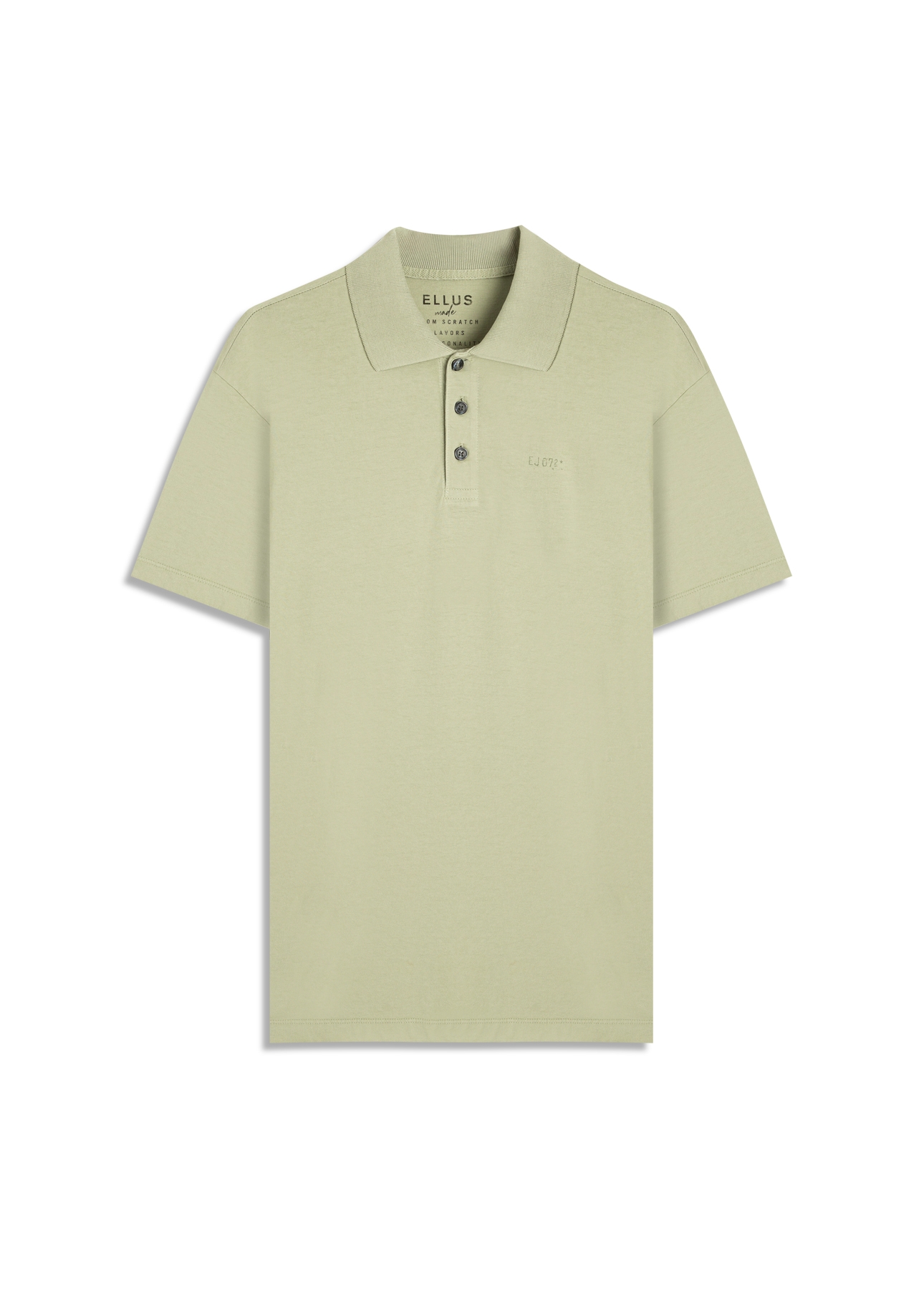 Polo Cotton Fine Easa Verde Seco