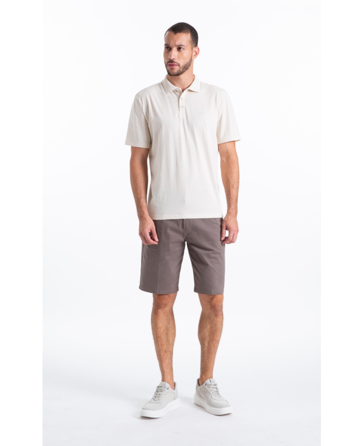 Polo Cotton Fine Ellus Classic Natural
