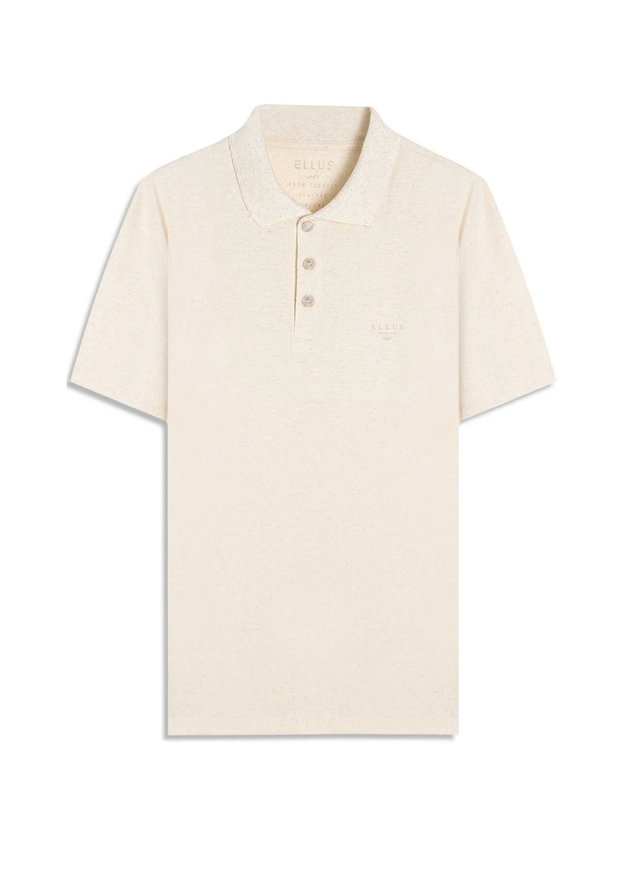 Polo Cotton Fine Ellus Classic Natural