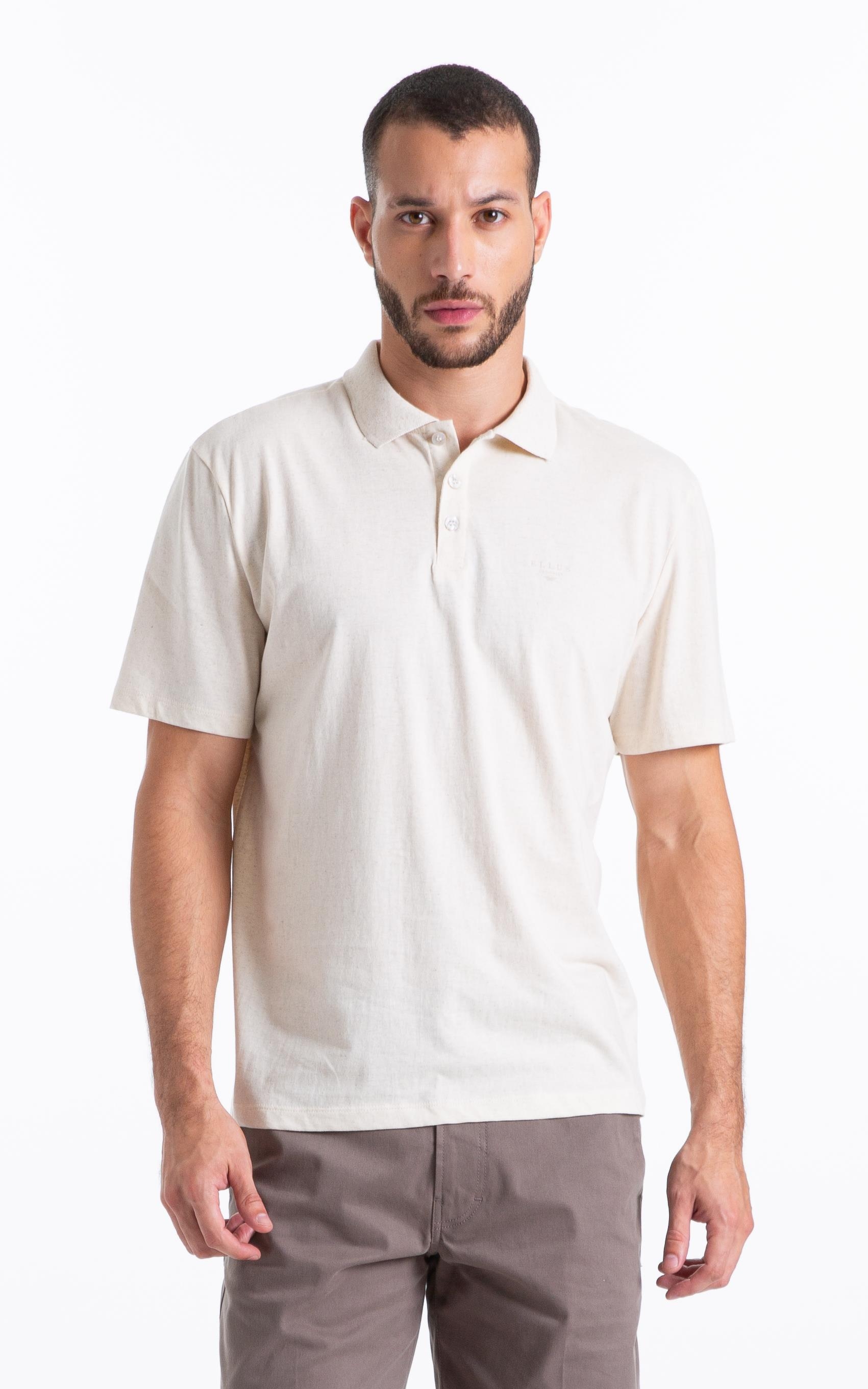 Polo Piquet Linen Ellus Classic Natural