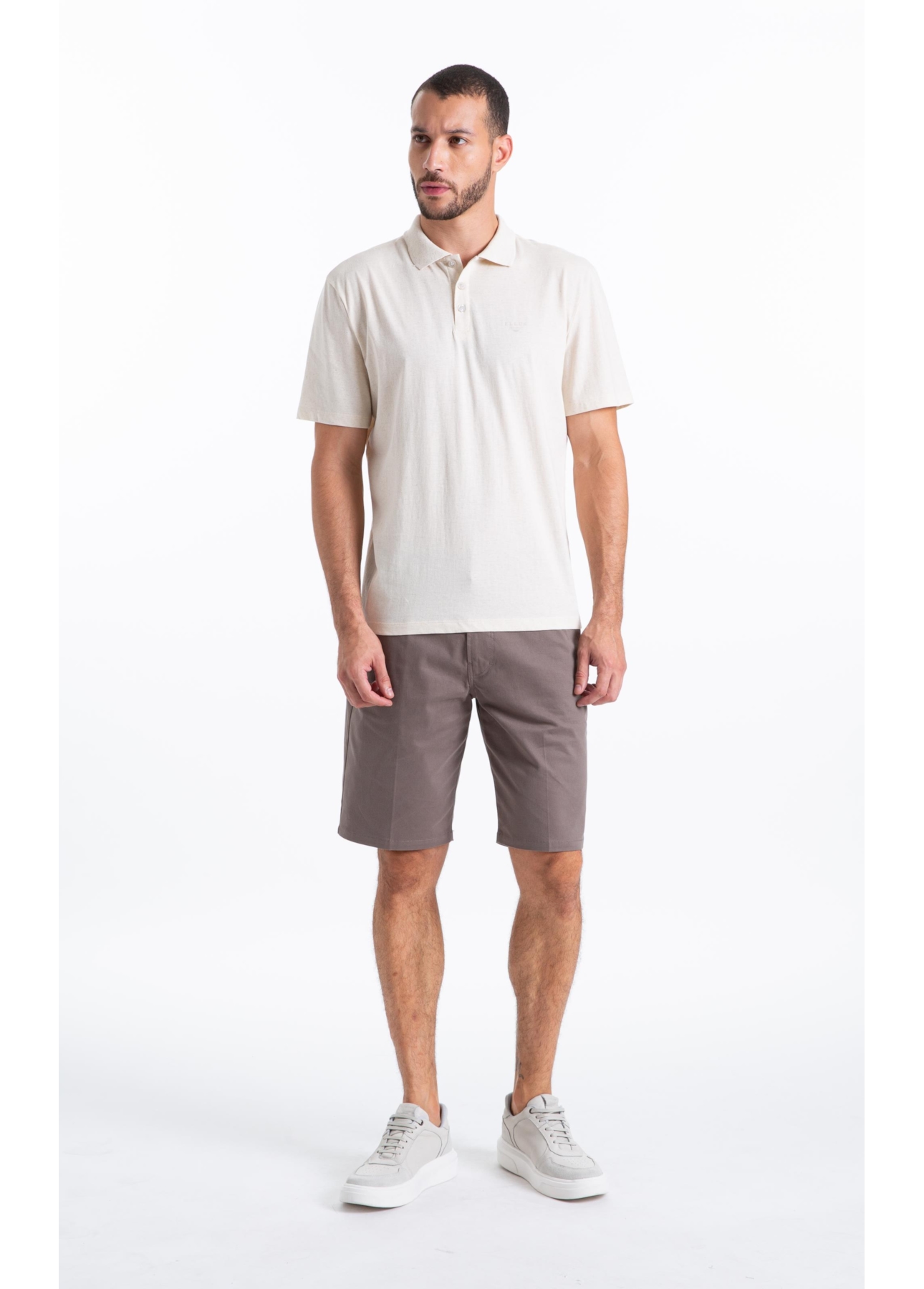 Polo Cotton Fine Ellus Classic Natural
