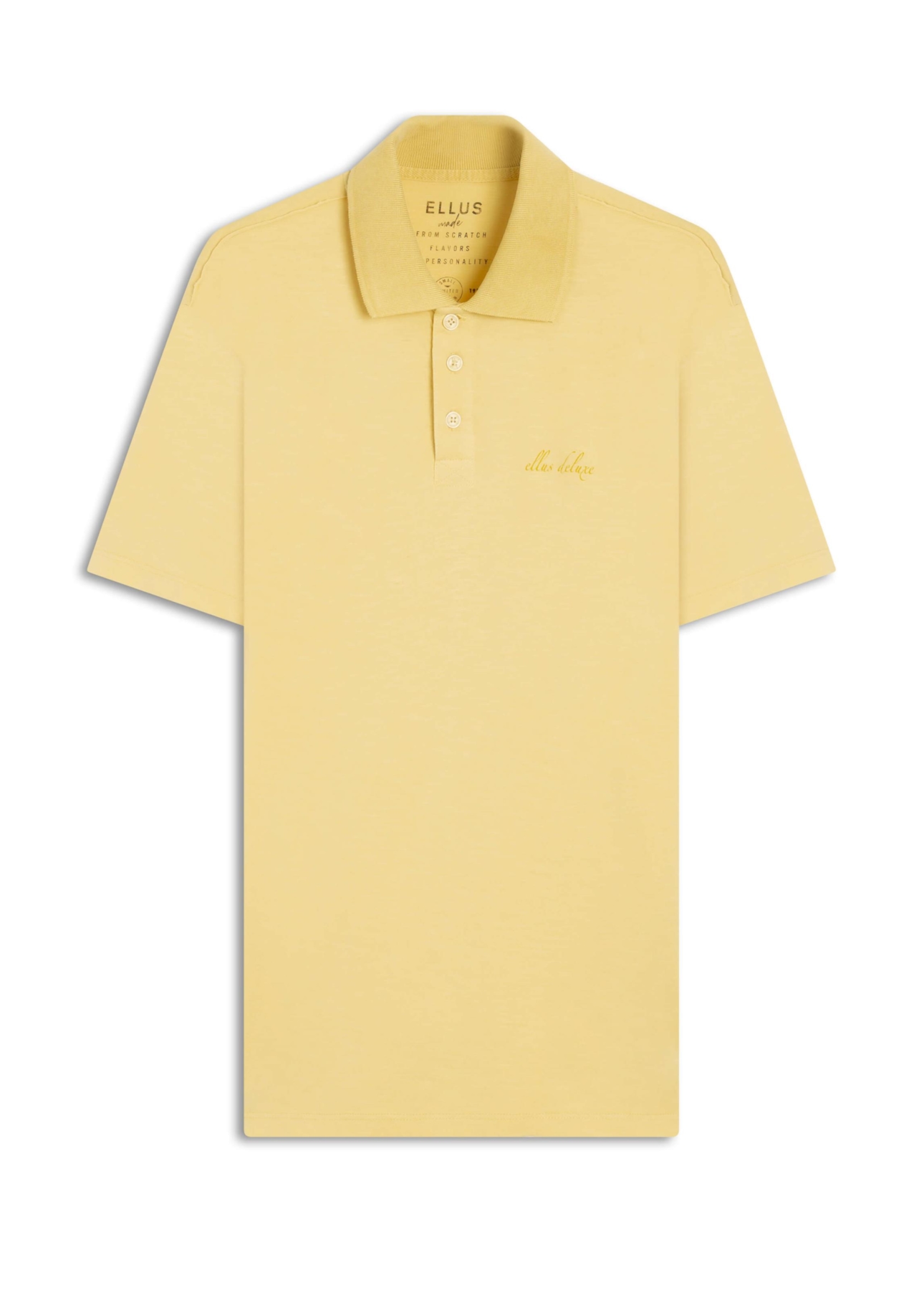 Polo Cotton Flame Classic Amarelo