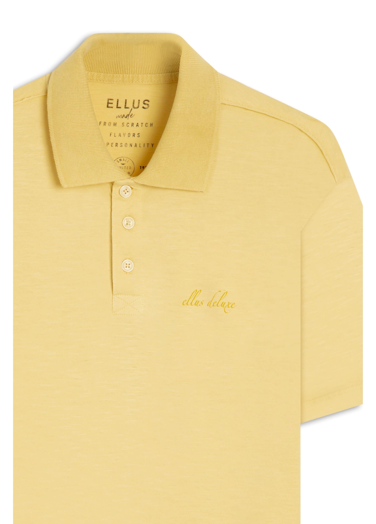 Polo Cotton Flame Classic Amarelo