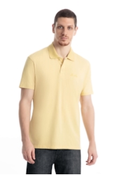 Polo Cotton Flame Classic Amarelo