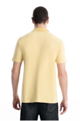 Polo Cotton Flame Classic Amarelo