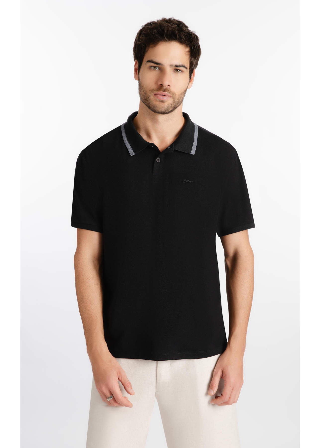 Polo Dotted Classic Preto